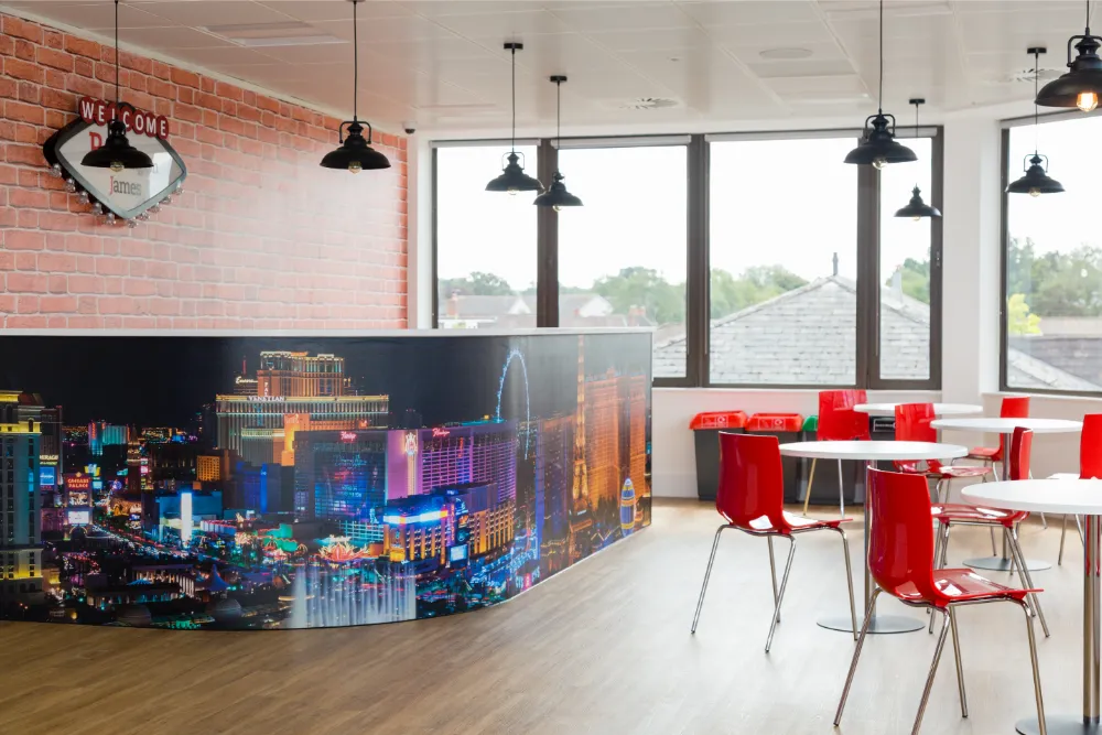 Barrington James - Office bar area