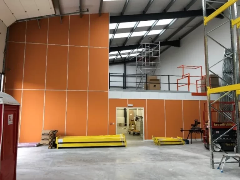 Cheeky Wipes - Mezzanine under construction