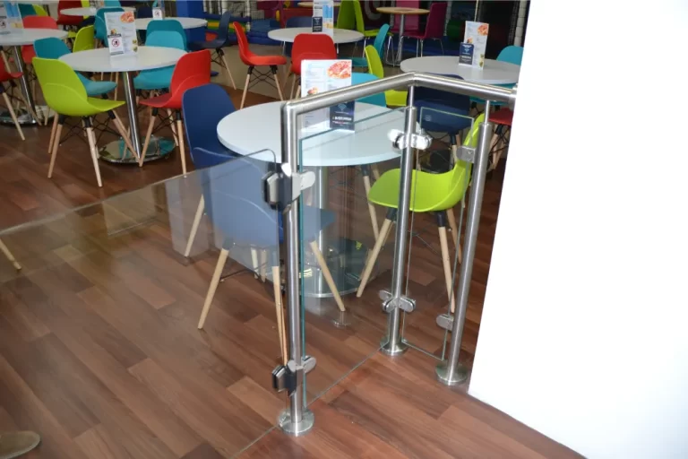 Out of Bounds - Glass railing