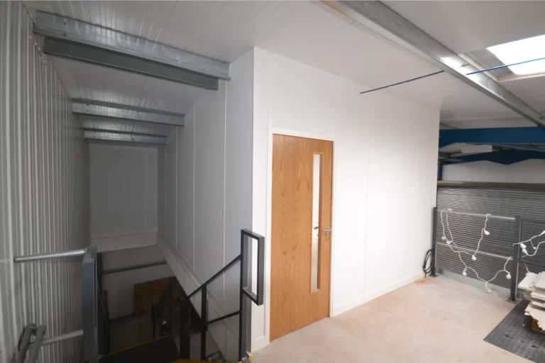 360 Degree Brewing | Mezzanine office space.