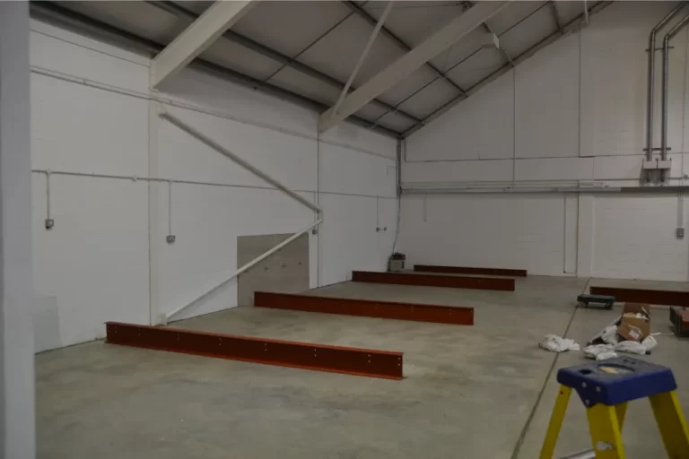 First Natural Brands | Mezzanine under construction.