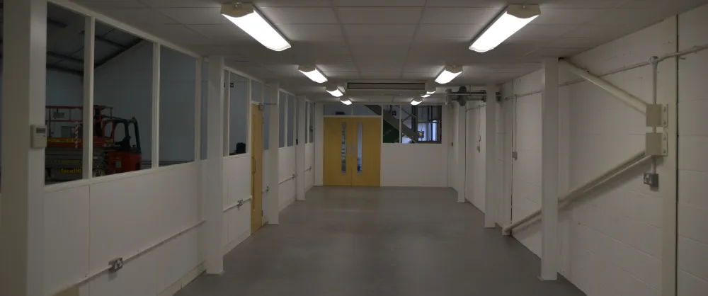 First Natural Brands | Inside of mezzanine office.