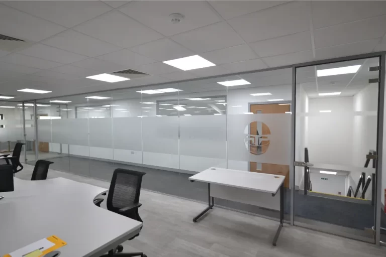 Global Technologies Racing | Office space with glass partitioning
