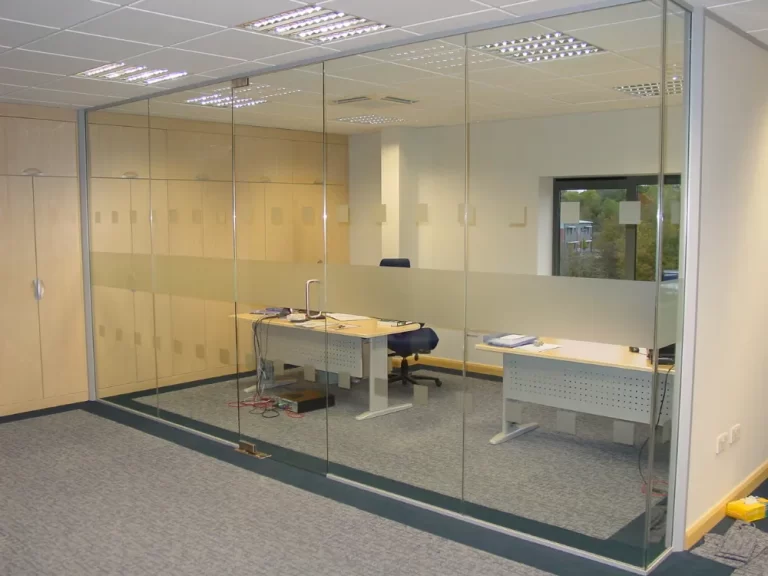 Nursing Hygiene | Modern office space with glass partitions.