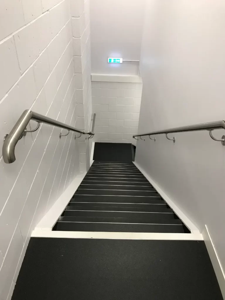 Parkers Building Supplies | Stairs leading down.