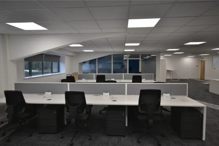 Pragma | office space with desks.