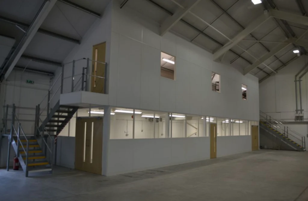 Mezzanine Floor Installation | Mezzanine office floor.