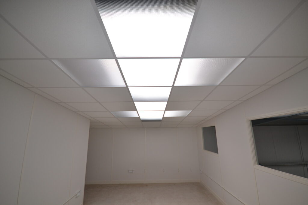 suspended ceiling in office