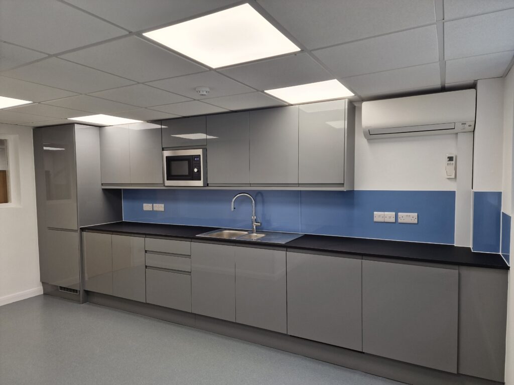 suspended ceiling in office