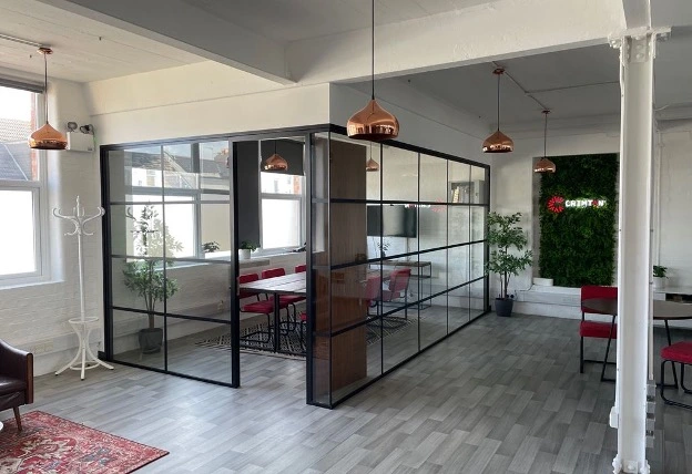 office fit-out company producing glass partitioning